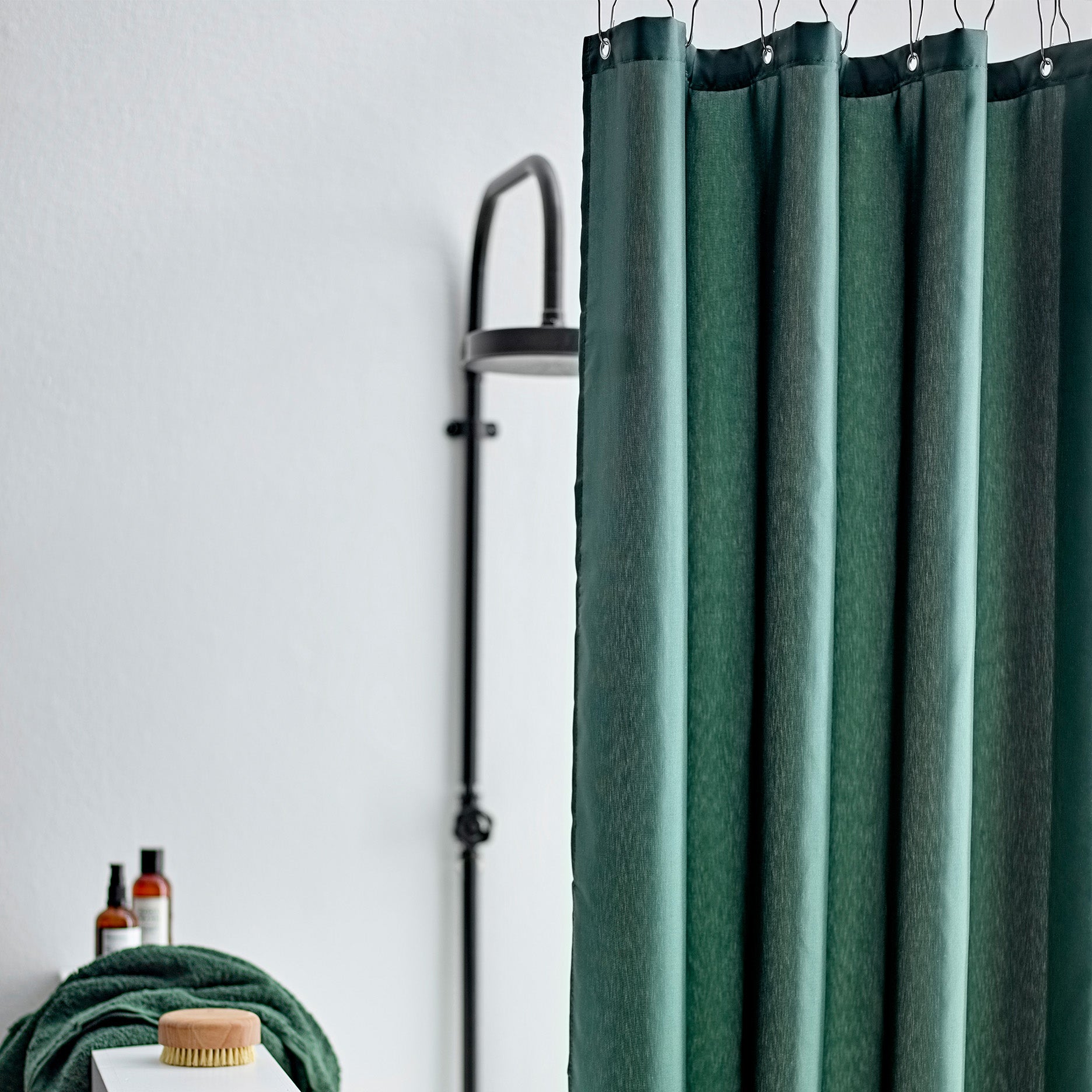 Comfort badeforhæng 180x200 cm pine green